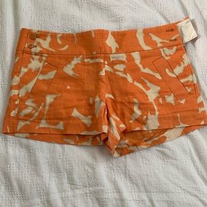 Coral print JCrew shorts